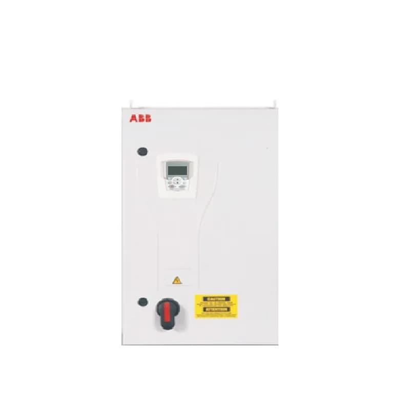ABB - Low Voltage Drives ACS550-PC-143A-2 - GENERAL PURPOSE PACKAGED DRIVE W/ CIRCUIT BREAKER DISCONNECT, Product Family: ACS550, Horsepower: 50 HP, Output Current: 143 A, Voltage: 240 VAC, Voltage Range: 208-240V, NEMA 1 / UL Type 1 (IP21), Mounting: Wall-mounted, Advanced Control Panel, 3-Phase Input, 3-Phase Output, Frame: R6, Product HxWxD: 47.7 in x 28.1 in x 19 in, Product Weight: 359 lbs