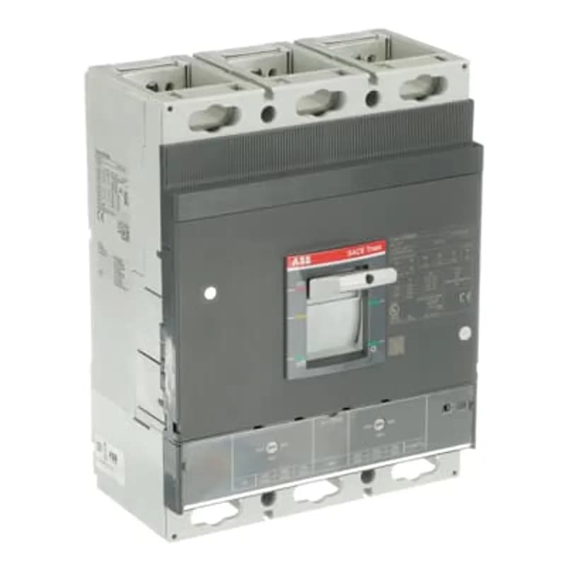 C.BREAKER TMAX T6N 800 UL/CSA FIXED THREE-POLE WITH FRONT TERMINALS AND THERMOMAGNETIC RELEASE TMA R 600 I3=3000...6000 A A FULLY RATED NEUTRAL