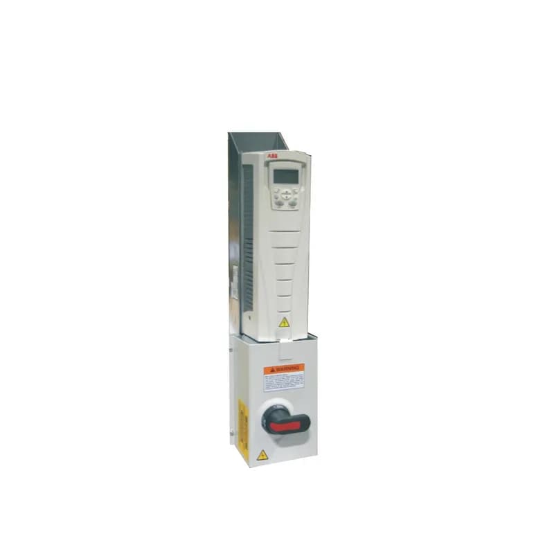 ABB - Low Voltage Drives ACS550-PD-04A1-4+B055 - GENERAL PURPOSE PACKAGED DRIVE W/ DISCONNECT SWITCH AND FUSES, Product Family: ACS550, Horsepower: 2 HP, Output Current: 4.1 A, Voltage: 480 VAC , Voltage Range: 380-480V, NEMA 12 / UL Type 12 (IP54), Mounting: Wall-mounted, Advanced Control Panel, 3-Phase Input, 3-Phase Output, Frame: R1, Product HxWxD: 29.3 in x 8.7 in x 11.2 in, Product Weight: 37 lbs