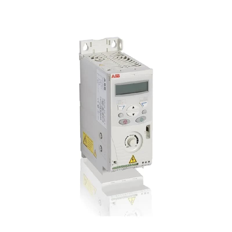 ABB - Low Voltage Drives ACS150-03U-02A4-2 - ACS150 AC Drive, 3-200-240V In, 0.5HP, 2.4A, Type OPEN, 1.5 overload, Integrated, HxWxD 9.41x2.76x5.59 in, Module