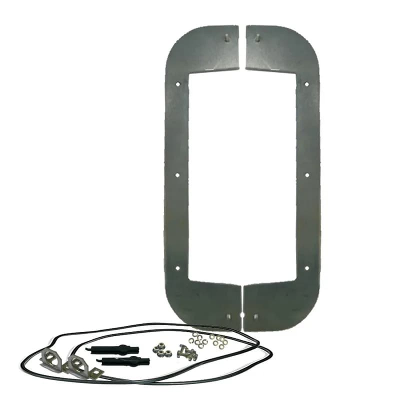 Flange Mounting Kit for R2 frame allows mounting the drive with the heatsink external to a 3rd party enclosure.