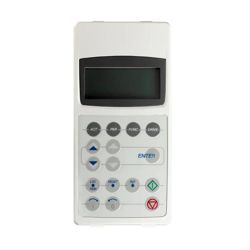 This control panel option. This option equires additional mounting platform and SDCS-Com-8x drive interface card.