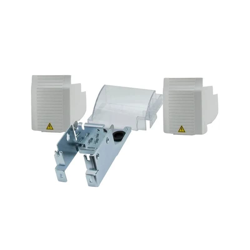 ABB - Low Voltage Drives MUL1-R4 - This option provides the necessary hardware to modify the ACS310, ACS350 or ACS355 drive from the standard fingersafe protected chassis to NEMA 1 protection capable of landing conduit. MUL1 R4 is used with frame size R4.