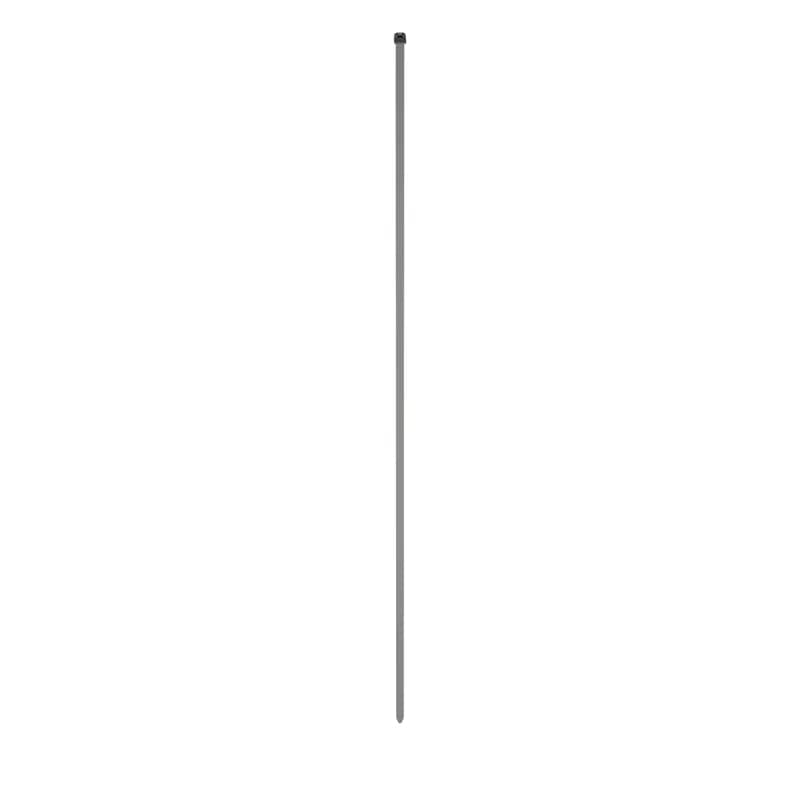 Panduit DT14EH-L0 Dura-Ty Cable Ties are weather, chemical, and UV-resistant for harsh outdoor power and communications applications. The durable locking mechanism, complete with double stainless steel locking barbs, provides a consistent, reliable connection and high-impact resistance and strength. Extra-Heavy cross section, 48.0 (1219mm) length, are made of Weather Resistant Acetal. They are black in color and come in packages of 50.