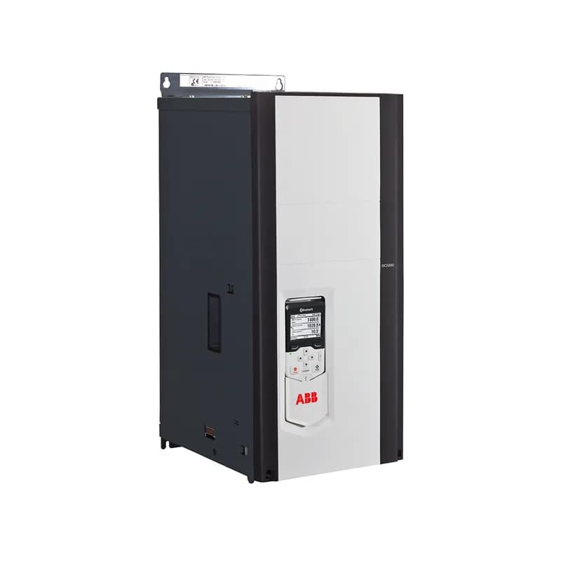 DCS880 DC Drive, 3-400-525 In, 400, 595A, Type OPEN, 1.1 overload, Local or Remote Mounted LCD Display and Keypad, HxWxD 25.39x10.63x13.86 in, Wall