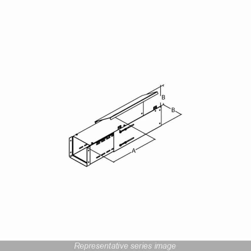Hammond Manufacturing CWTL12 - Telescope Fitting - 12 x 12 - Steel/Gray