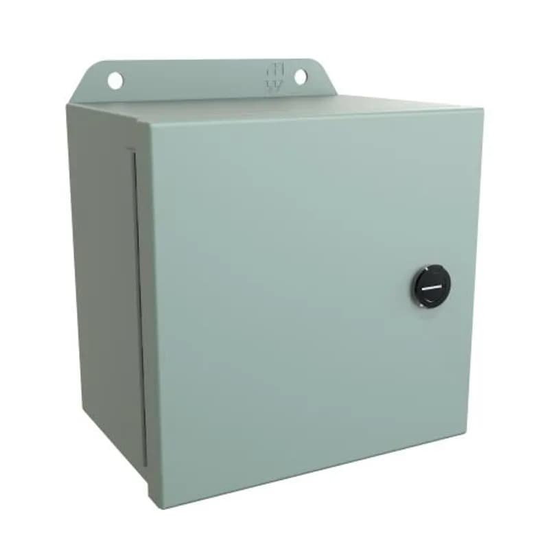 N4,12 Eclipse Junior encl w/ panel - 6 x 6 x 4 - Steel/Gray