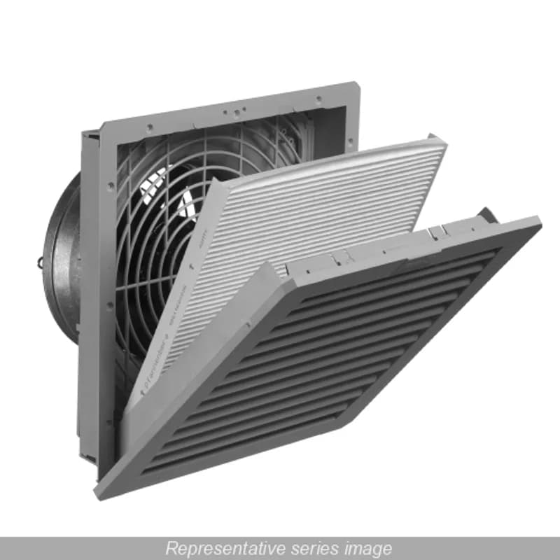 169 CFM Filter Fan, 115V N12 - Black