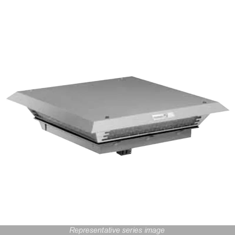 Hammond Manufacturing PTF61000LG - Top Mount Filter Fan 115V - 304 CFM - Steel/Lt. Gray