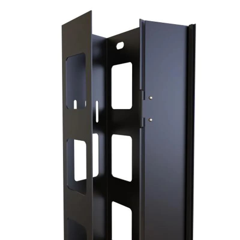 Hammond Manufacturing C4VCM77BK1 - 44U Vertical Manager for 30W C4 Series