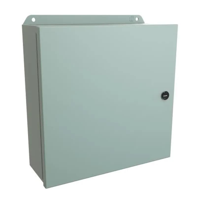 N4,12 Eclipse Junior encl w/ panel - 12 x 12 x 4 - Steel/Gray