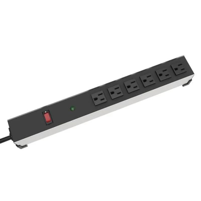 SURGE, 6 OUTLETS, LED, 6' CORD