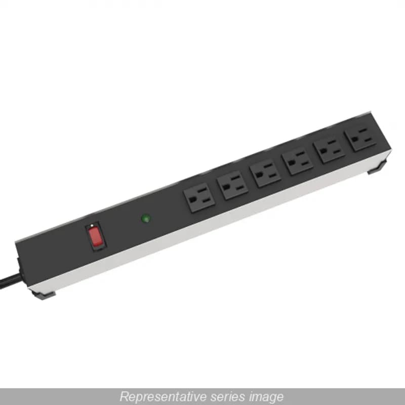 Hammond Manufacturing 1584T6A1S - SURGE, 6 OUTLETS, LED, 6' CORD