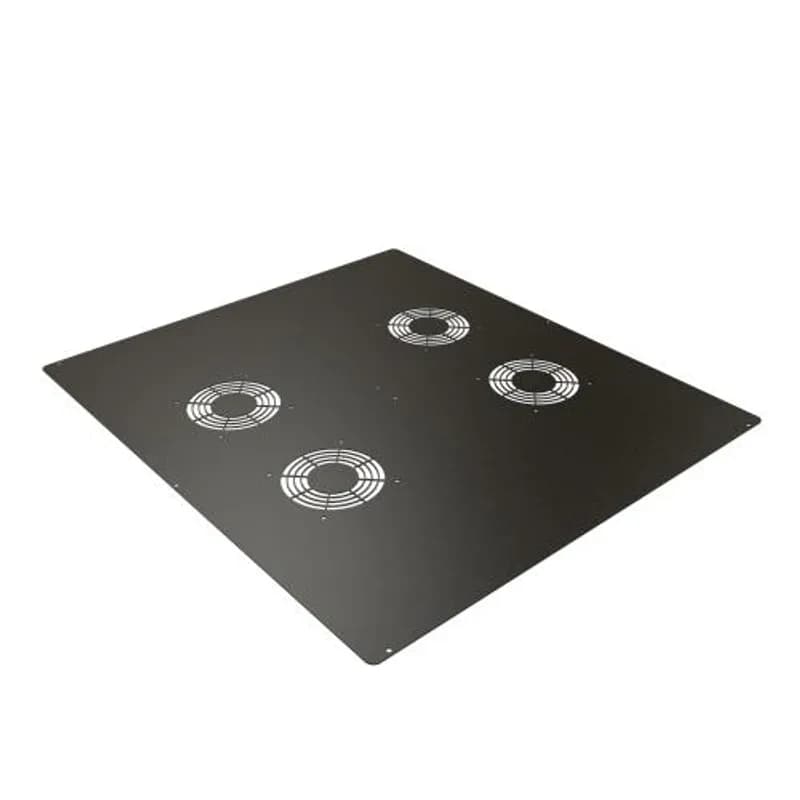 Hammond Manufacturing C2T2436VFBK1 - VENTED FAN GRILL TOP PANEL