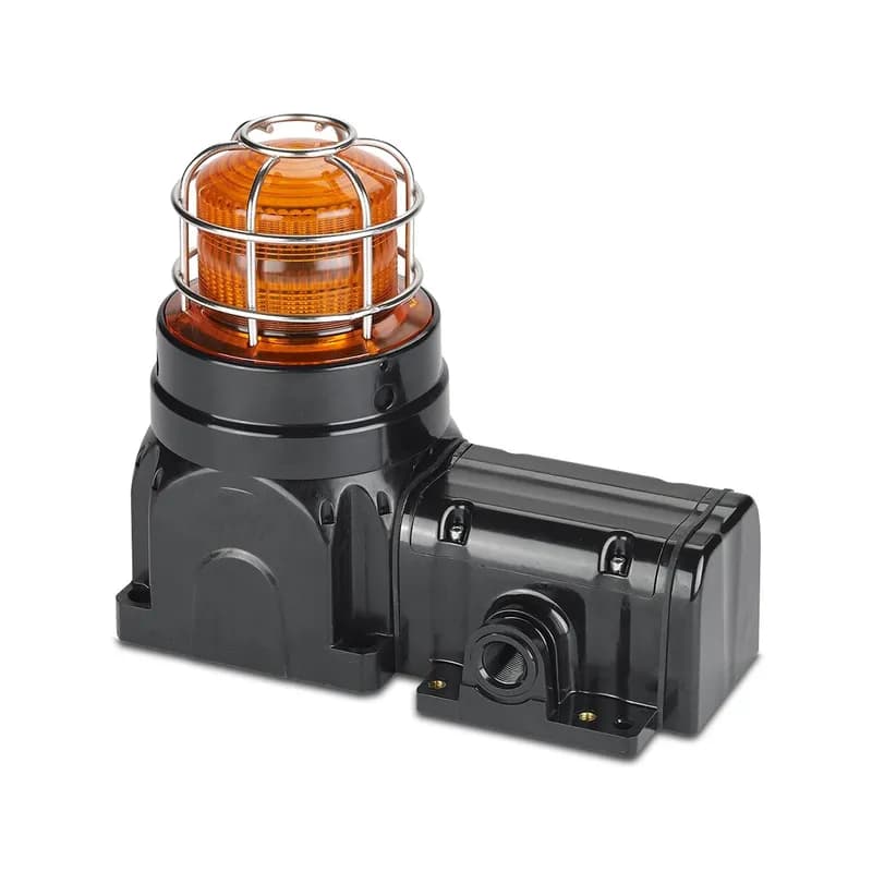 Federal Signal G-STR-120-E-A-15J - Global Series Strobe Light, Hazardous Location, UL and cUL CID2, Zone Listed, 120VAC, Ex de Surface Mount, 15J, Amber