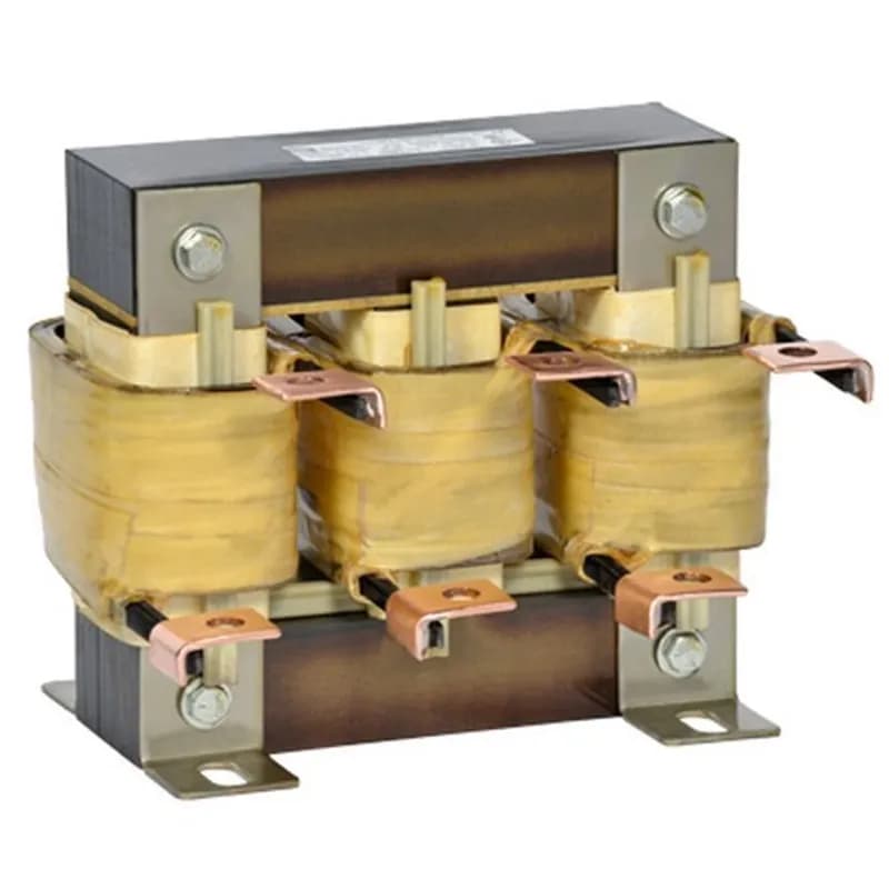 600V Class Iron Core Reactor, Core and Coil, 59 Amps, 0.22 Inductance, 60 Hz