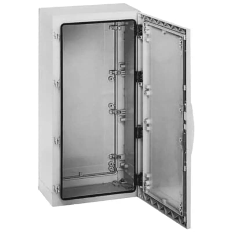 Non-metallic Himeline HLS series enclosure with single hinged cover, 30 Inches x 30 Inches x 12 Inches