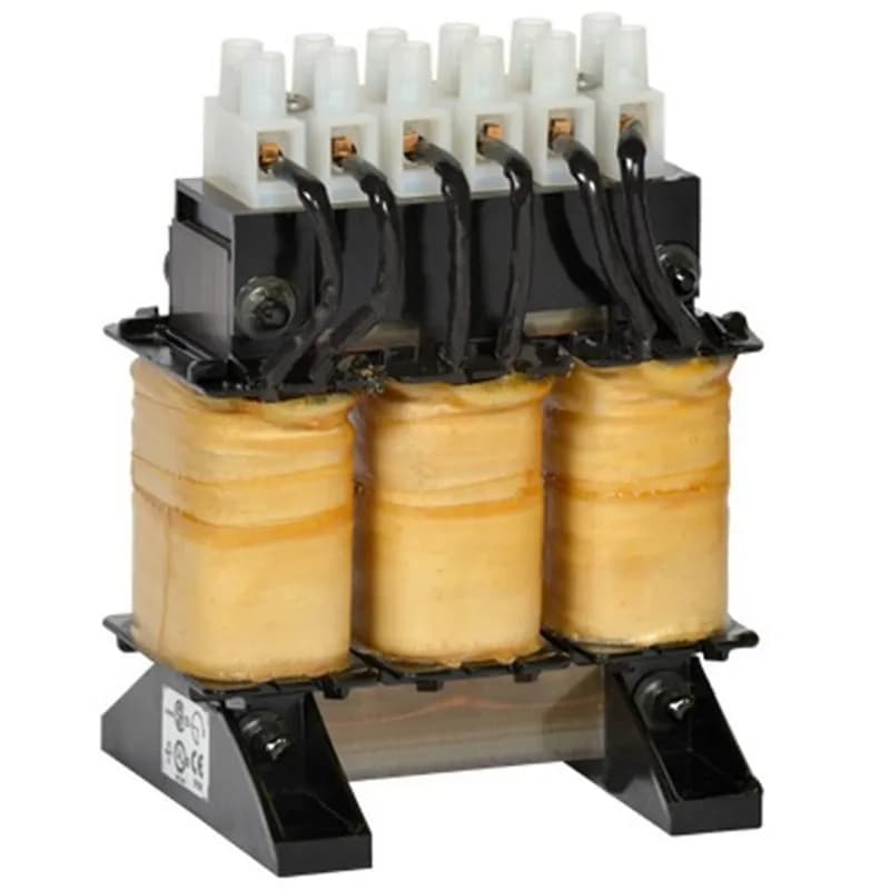 600V Class Iron Core Reactor, Core and Coil, 11 Amps, 2.57 Inductance, 60 Hz